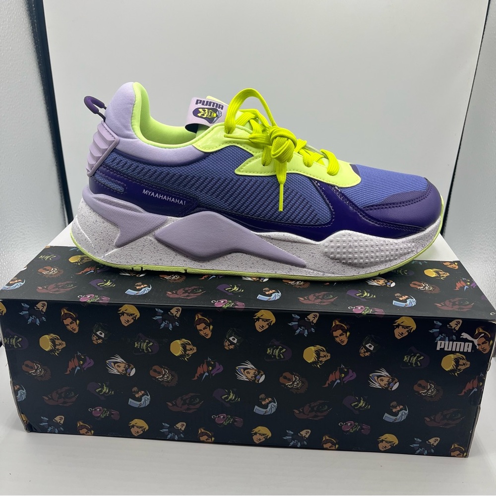 PUMA x MASTERS Of The UNIVERSE RS-X Skeletor RSX Purple Green Violet Lavender